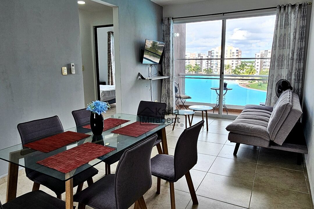 Departamento en Venta Dreams Lagoon piso medio Cancun (3)