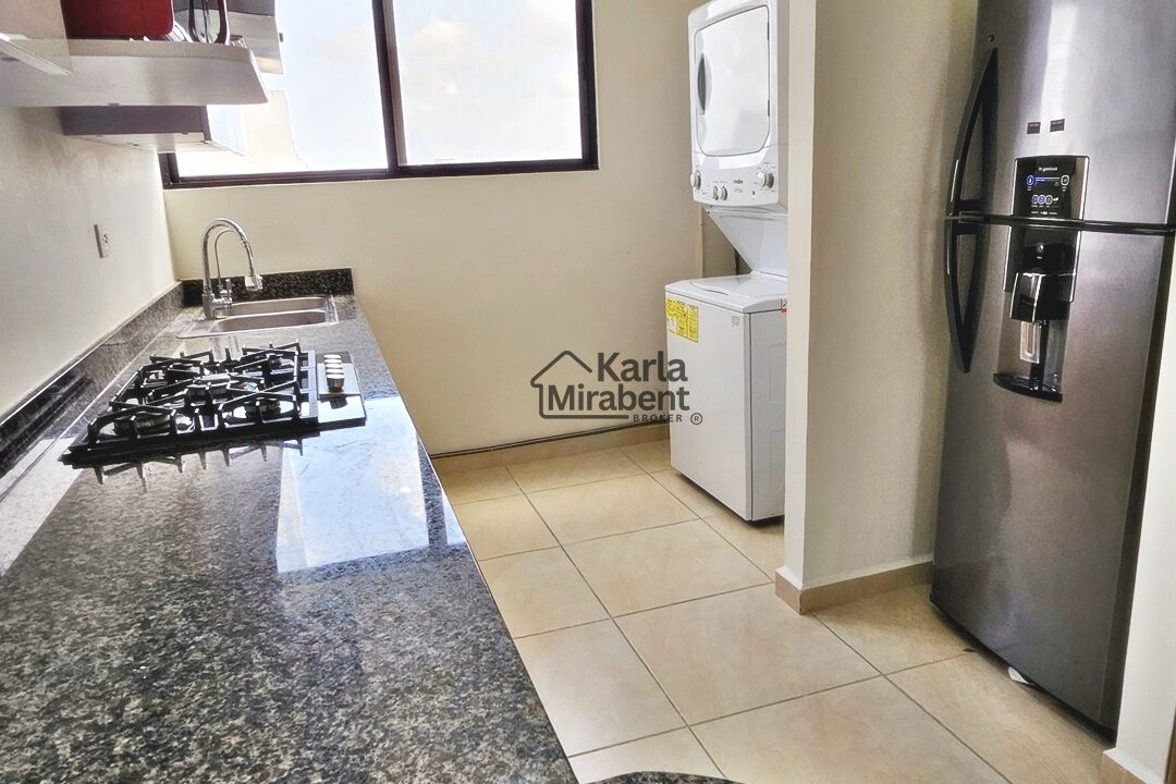 Departamento en Lirios Residencial Cancun Renta alberca apartment rent (2)