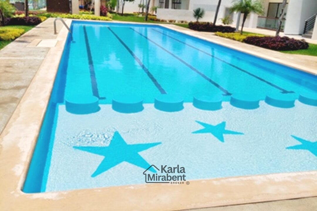Departamento en Lirios Residencial Cancun Renta alberca apartment rent (9)